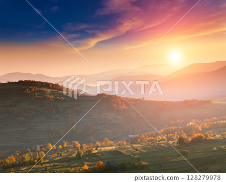 unusual mountain landscape 128279978