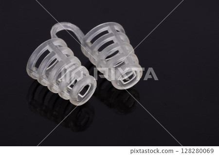 Silicone Anti Snoring Nasal Vents on Black 128280069