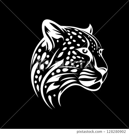 Leopard head 128280902