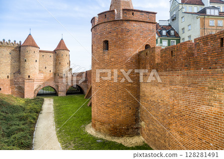 Historic Center of Warsaw, Poland - Barbican Historic Center of Warsaw, Poland - Barbican 128281491
