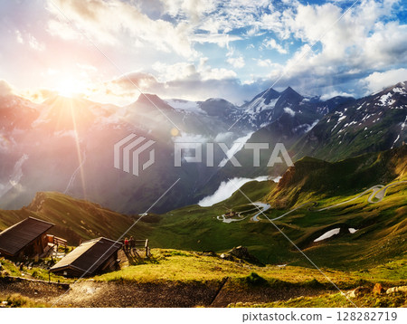 beautiful mountain landscape beautiful mountain landscape 128282719