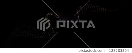 Background of golden lines. Luxurious design of smooth shapes. Design for packaging design, music illustration, technology and creative ideas. Background of golden lines. Luxurious design of smooth shapes. Design for packaging design, music illustration, technology and creative ideas. 128283204