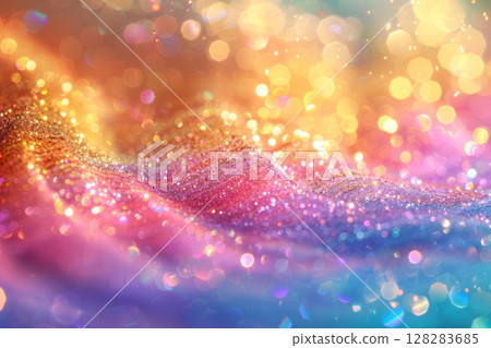 Vibrant Blue Mosaic Wall Artistic Pattern Textured Abstract Background for design, adding a creative touch 128283685