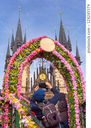 Church of Our Lady before Tyn in Prague, Czech Republic 128285574