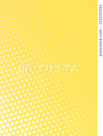 Yellow seamless dots background. Vertical illustration with copy space, usable for social media, story, banner, poster, Ads, events, party, celebration, and various design works 128285892