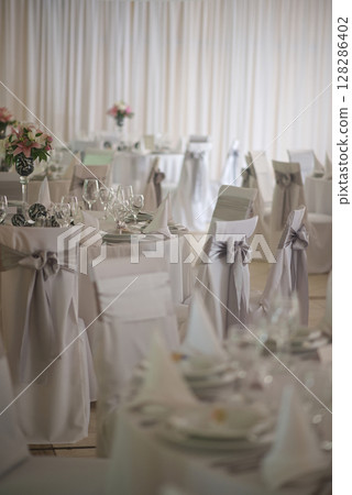 Elegant Wedding Reception Hall Elegant Wedding Reception Hall 128286402