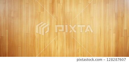 Bright wooden floor showcasing a smooth surface ideal for various activities in a cozy interior setting Bright wooden floor showcasing a smooth surface ideal for various activities in a cozy interior setting 128287607