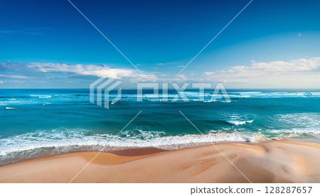 Sea Coast Sand Beach 128287657