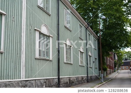 Puu-Varila, a traditional Finnish wooden house community Puu-Varila, a traditional Finnish wooden house community 128288636