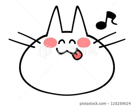 只面對貓圖標插圖素材 128289024