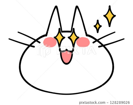 只面對貓圖標插圖素材 128289026