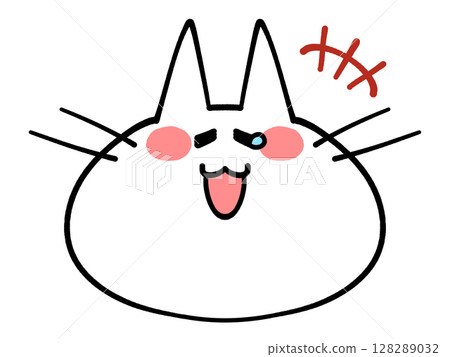只面對貓圖標插圖素材 128289032