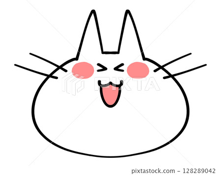 只面對貓圖標插圖素材 128289042