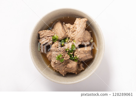 Tuna bones simmered in soy sauce Tuna bones simmered in soy sauce 128289061