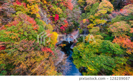 Tsuchikyo Gorge (Autumn) 128289087