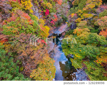 Tsuchikyo Gorge (Autumn) 128289098