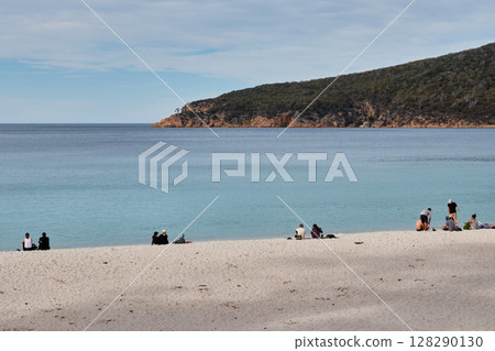 Wineglass Bay Beach - Freycinet Peninsula Wineglass Bay Beach - Freycinet Peninsula 128290130