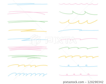 手繪線條向量插圖集。手繪、裝飾、塗鴉、線條藝術 手繪線條向量插圖集。手繪、裝飾、塗鴉、線條藝術 128290342