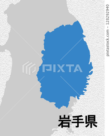 Map of Japan Iwate Prefecture 128292940