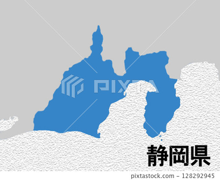 日本靜岡縣地圖 日本靜岡縣地圖 128292945