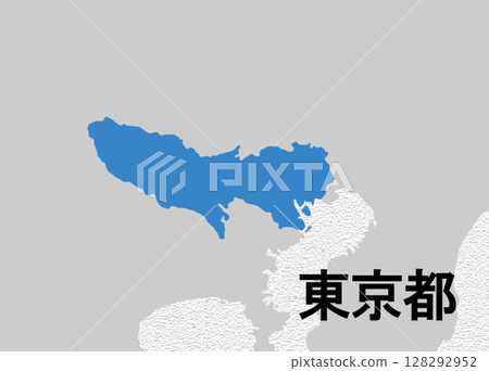 Map of Japan Tokyo 128292952