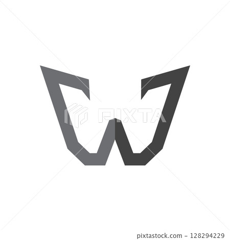 Letter W logo design vector illustration Letter W logo design vector illustration 128294229