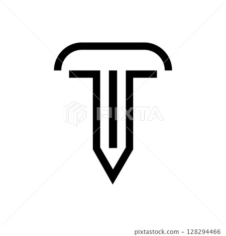 Letter T Logo Vector Art  Icons  and Graphics 128294466