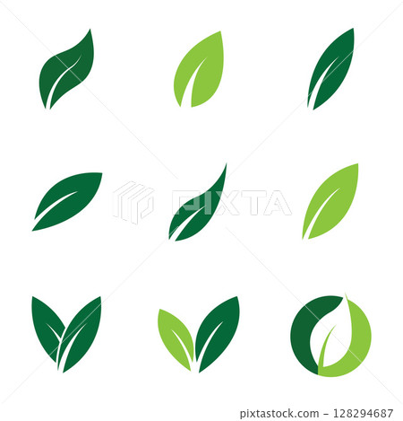 Leaf Logo Images design Template Icon 128294687