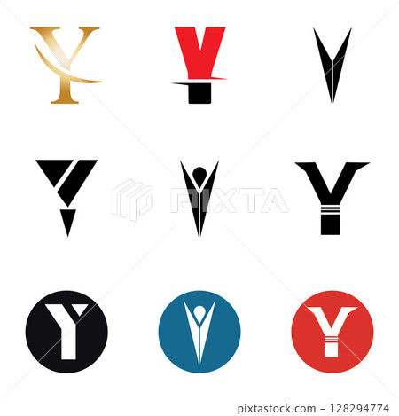 Letter Y Logo Design Vector Graphic 128294774