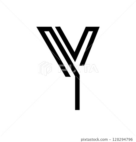 Letter Y Logo Design Vector Graphic Letter Y Logo Design Vector Graphic 128294796