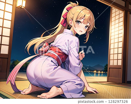 girl in yukata 128297326