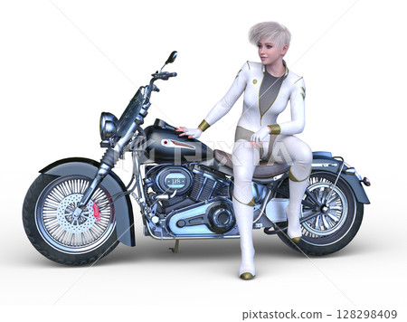 Female rider Female rider 128298409