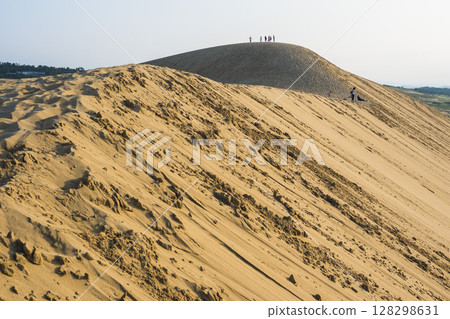 Scenery of Tottori Sand Dunes in summer Tottori Prefecture Tottori Sand Dunes Scenery of Tottori Sand Dunes in summer Tottori Prefecture Tottori Sand Dunes 128298631