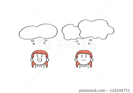 人物和語音氣泡的插圖 人物和語音氣泡的插圖 128298751