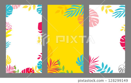Summer sale background banner templates for social media advertising. Sale background for text insertion for use in mobile advertising. Summer sale background banner templates for social media advertising. Sale background for text insertion for use in mobile advertising. 128299149