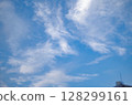 Clouds floating in the blue sky 128299161
