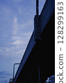 Deserted overpass and quiet sky 128299163