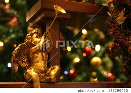 christmas tree angel christmas tree angel 128299410