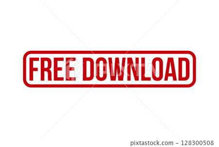 Red Free Download Rubber Stamp Seal Vector 128300508