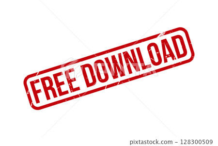 Red Free Download Rubber Stamp Seal Vector 128300509