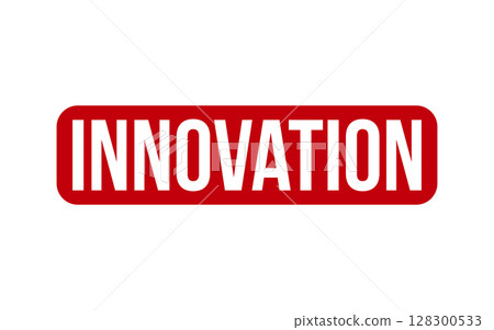 Innovation Rubber Stamp Seal Vector 128300533