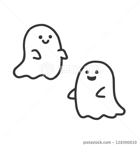 Cute ghosts 128300810