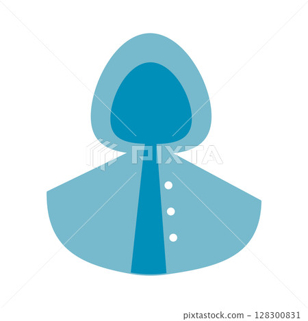 Poncho Simple illustration material Poncho Simple illustration material 128300831