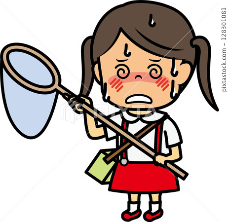 小學女生捉蟲中暑 128301081