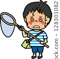 Elementary school boy suffers from heat stroke while catching insects 128301082