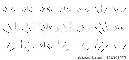 通知、反應、靈感、注意、圖示、線畫、向量、插圖 通知、反應、靈感、注意、圖示、線畫、向量、插圖 128301955