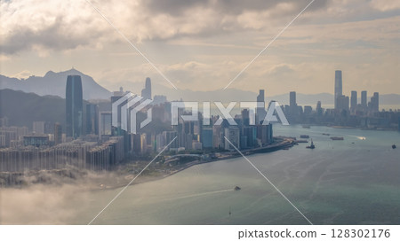 March 2 2022 Urban Port with Harbor Amid Modern Cityscape March 2 2022 Urban Port with Harbor Amid Modern Cityscape 128302176
