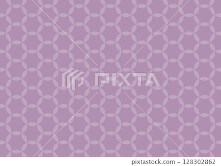 Chic seamless background with cloisonne pattern_Purple 2 128302862