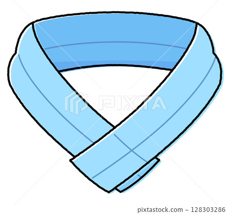 頸部冷卻器，預防中暑，涼爽頸環 128303286