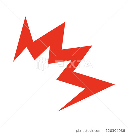 Reaction, awareness, shock, surprise, red icon 128304086